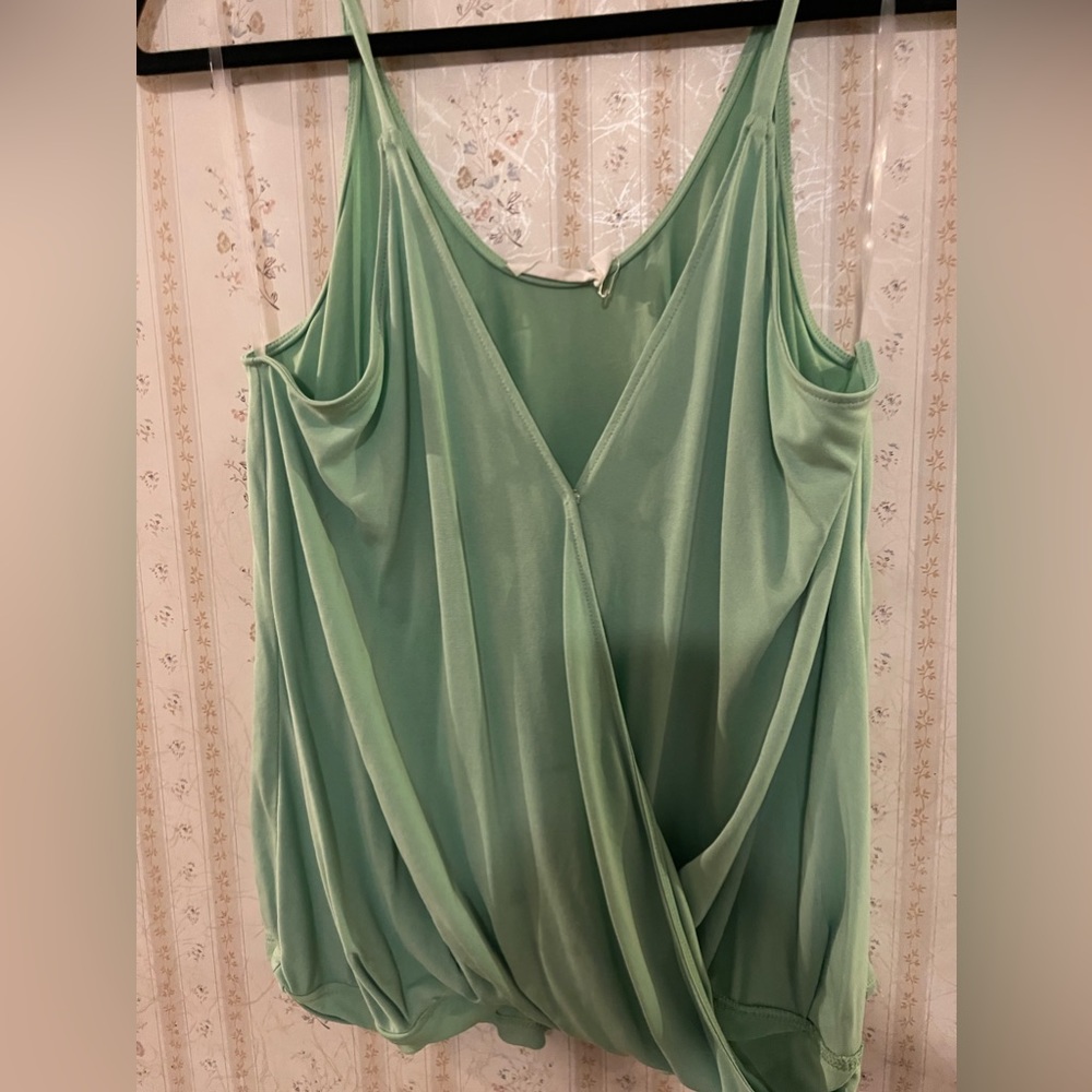 Flowy crossover tank top size medium